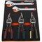 Dynamic Tools 6Pcs Aviation Snip & Adjustable Wrench Set W/ Foam Tool Orgnzr D096001-FT8T - alternate 3